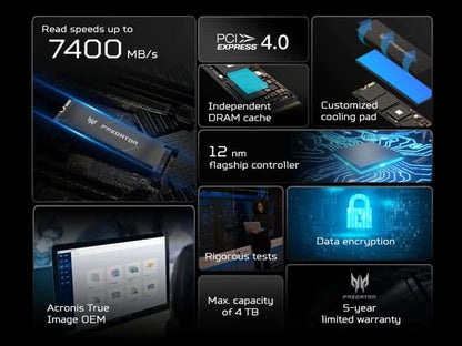 Acer Predator GM7000 PCIe4.0 M.2 SSD